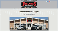 Desktop Screenshot of franks-supply.com